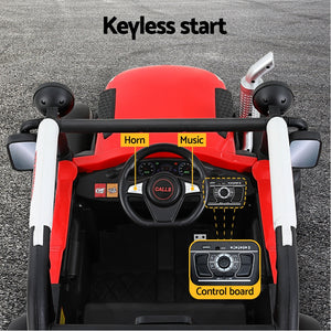 Electric Ride On Car | Off-Road Jeep | Remote Control | 12V Red