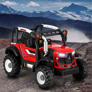 Electric Ride On Car | Off-Road Jeep | Remote Control | 12V Red