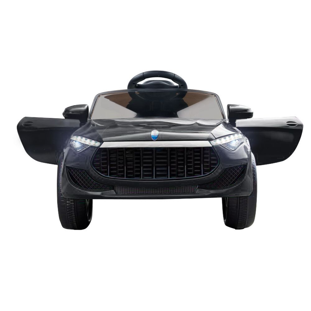Rigo Kids Ride On Car Electric Toys 12V Battery Remote Control Black MP3 LED