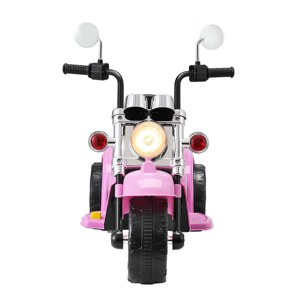 Rigo Kids Ride On Car | Motorcycle Motorbike | Electric Toys | Horn Music | 6V | Pink