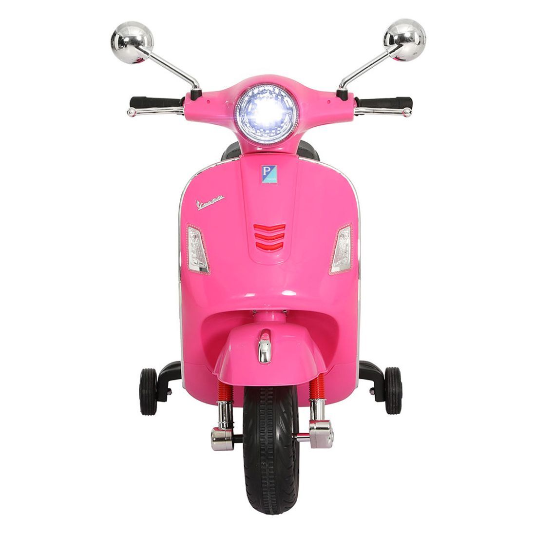 Electric Ride On Motorcycle | Vespa Licensed GTS | Pink