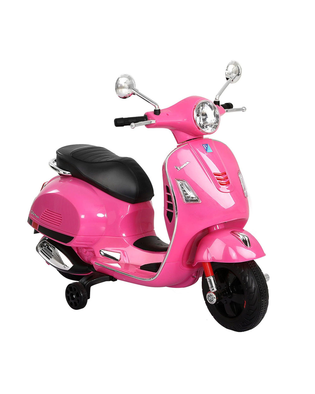 Electric Ride On Motorcycle | Vespa Licensed GTS | Pink