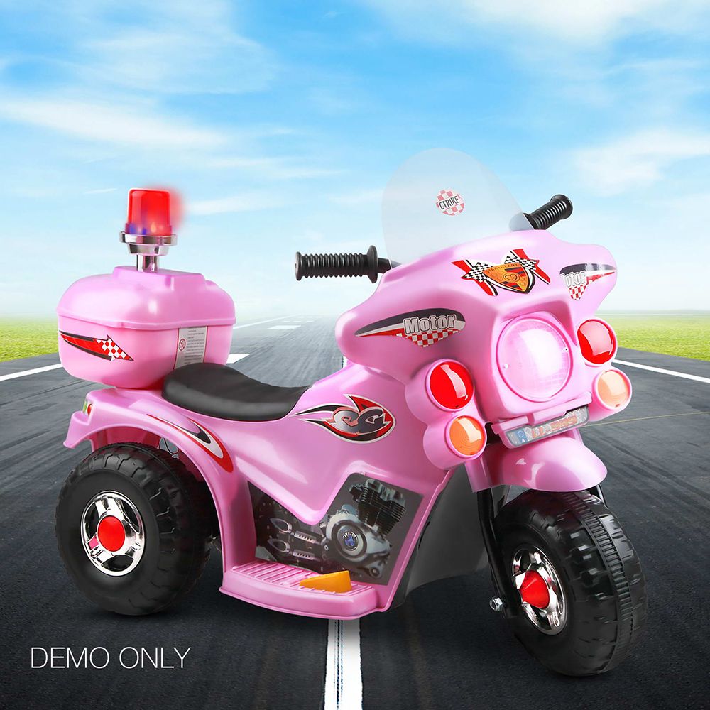 Rigo Kids Ride On Motorbike Motorcycle Car Pink