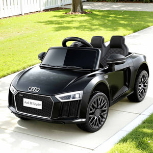 Kids Ride On Car Audi R8 Licensed Electric 12V Black