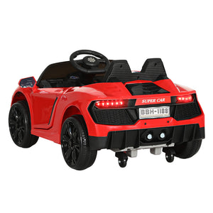 Electric Ride On Car | Ferrari-Inspired Toy Car | Remote Control | 12V Red