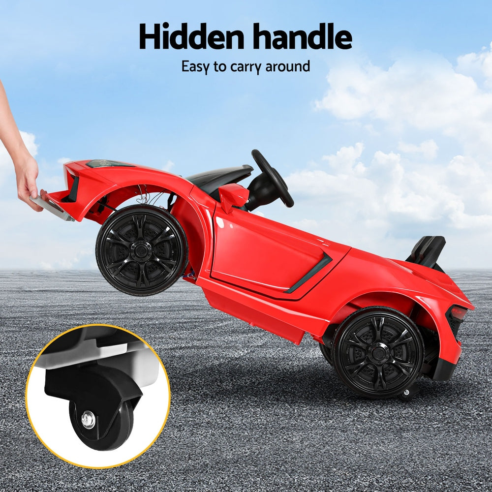 Electric Ride On Car | Ferrari-Inspired Toy Car | Remote Control | 12V Red