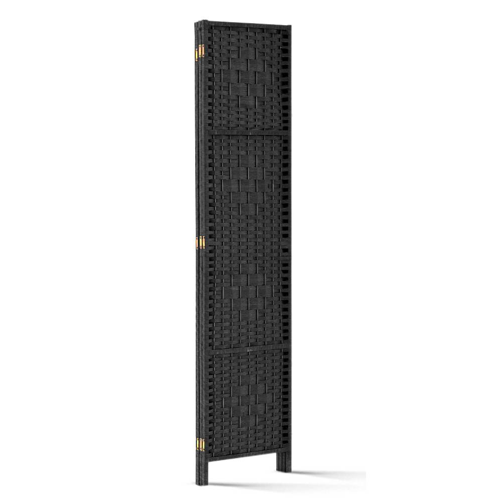 Room Divider Screen | 3-Panel | 123x170cm | Woven Black