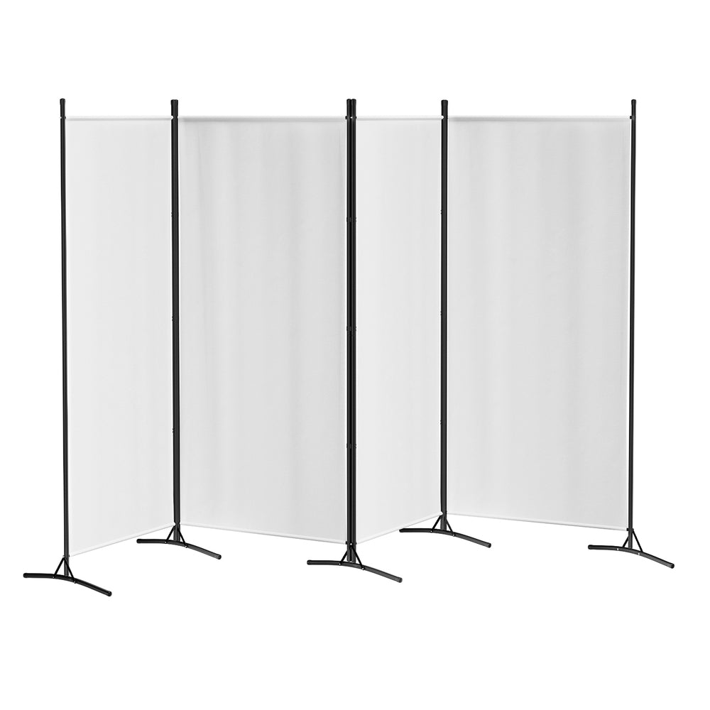Artiss 4 Panel Room Divider Screen | 345x180cm | Fabric | White