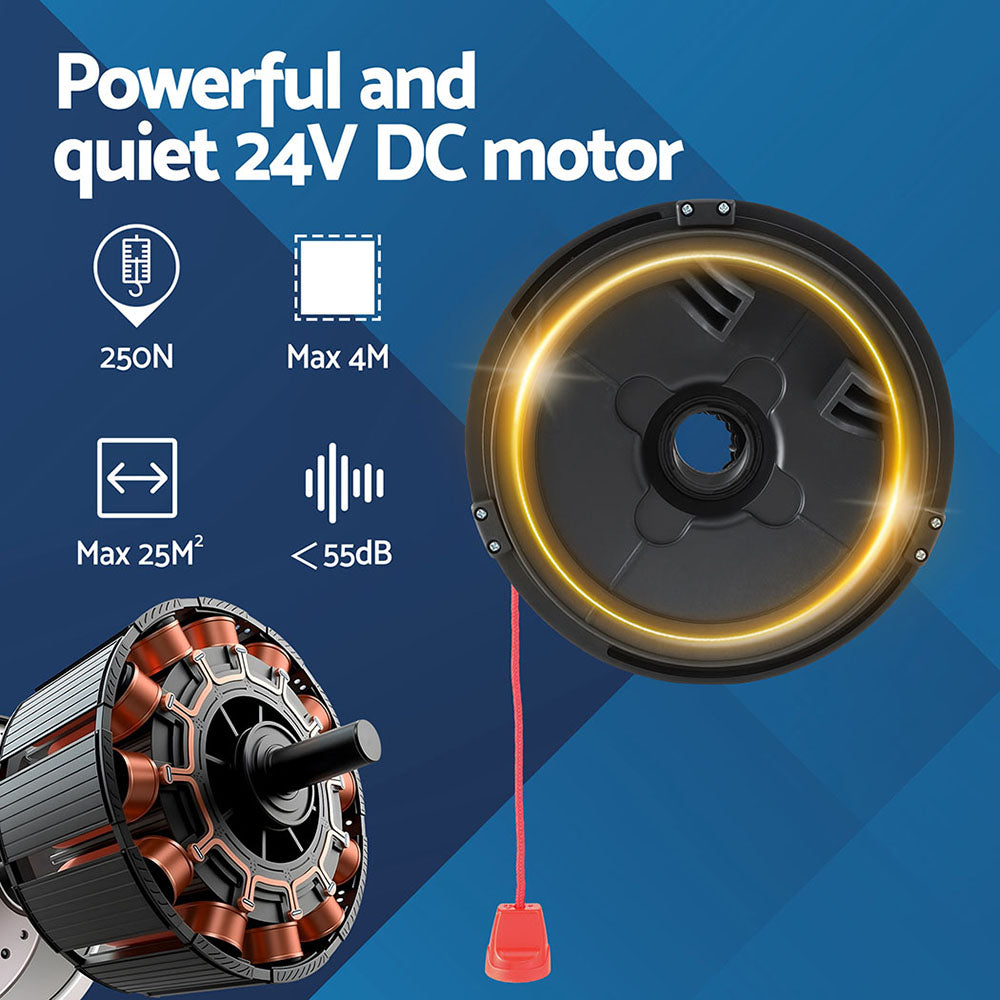 Garage Roller Door Opener | 250N Motor | Auto Safety Reverse | 220V