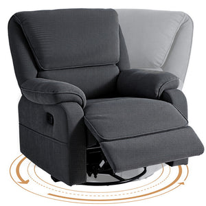 Rocking Recliner Chair | 360° Swivel | Massage & Heated Functions