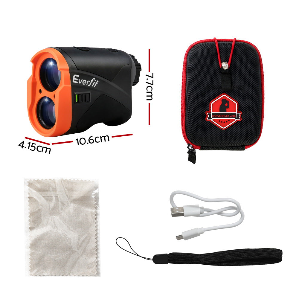 Everfit 700M Golf Rangefinder | Slope On/Off | Vibration Alert | Orange
