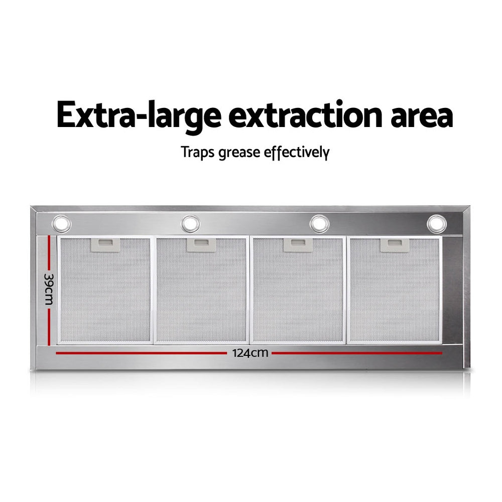 Devanti Range Hood | 1500mm | 150cm | BBQ | Commercial Rangehood