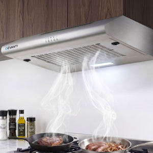 DEVANTI Fixed Range Hood Rangehood Stainless Steel Kitchen Canopy 60cm 600mm