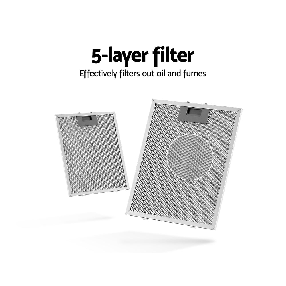 Devanti 900mm Range Hood | 90cm | Rangehood | Stainless Steel