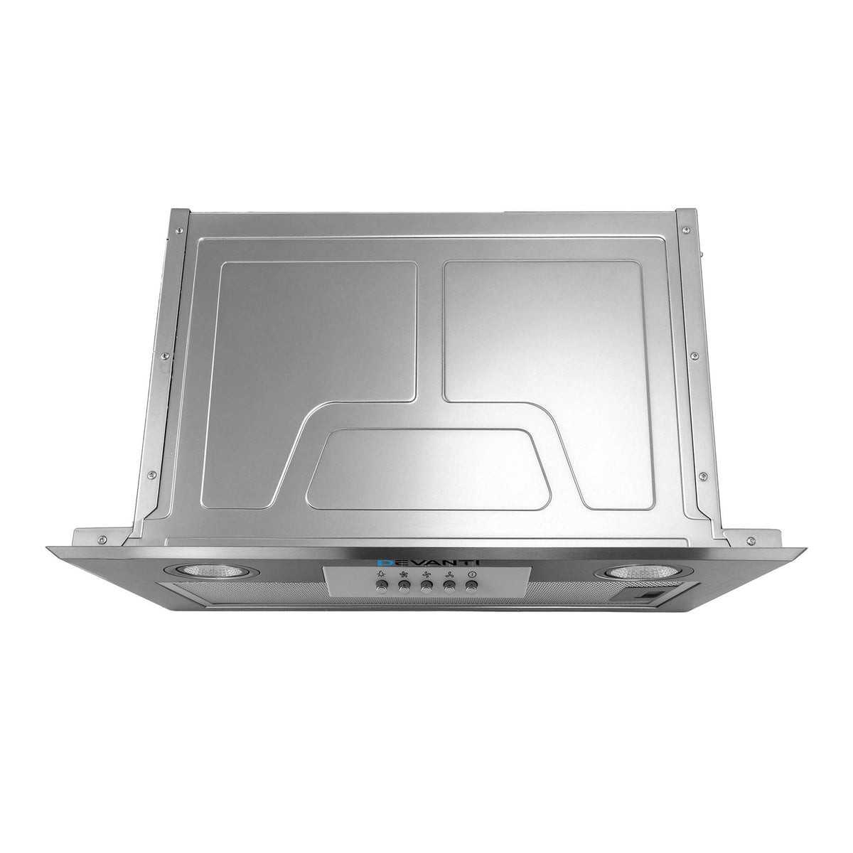 Devanti Range Hood Rangehood Undermount Built In Stainless Steel Canopy 52cm 520mm