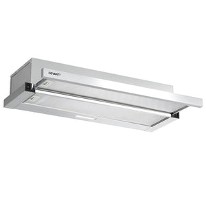 Devanti 900mm Range Hood | 90cm | Slide out Rangehood | Stainless Steel