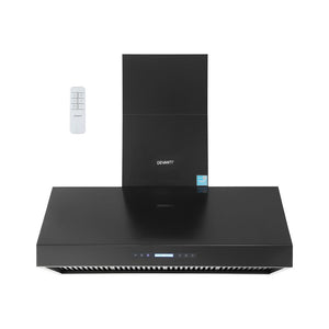 Commercial BBQ Rangehood | 1200mm | Dual Motor | Remote Control | Black