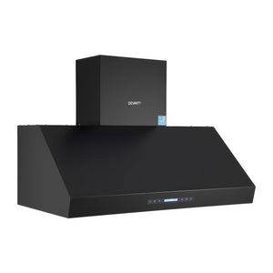 Commercial BBQ Rangehood | 1200mm | Dual Motor | Remote Control | Black
