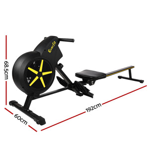 Everfit Rowing Machine | Air Rower | Exercise | Fitness Gym | Home Cardio