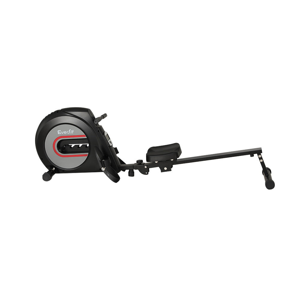 Everfit Rowing Machine | Rower | Elastic Rope Resistance | Fitness Home Cardio | Black