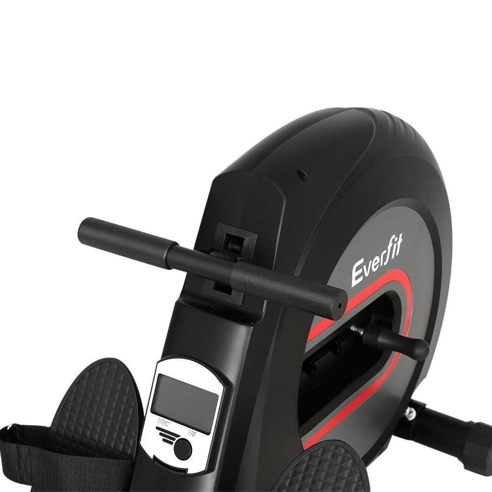 Everfit Rowing Machine | Rower | Elastic Rope Resistance | Fitness Home Cardio | Black