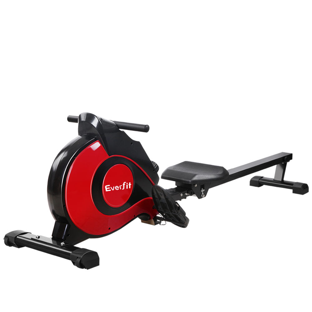 Everfit Rowing Machine | Rower | Magnetic Resistance | Exercise Gym | Home Cardio | Red