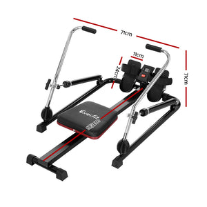 Everfit Rowing Machine | 12 Levels Hydraulic Rower | Fitness Gym | Home Cardio