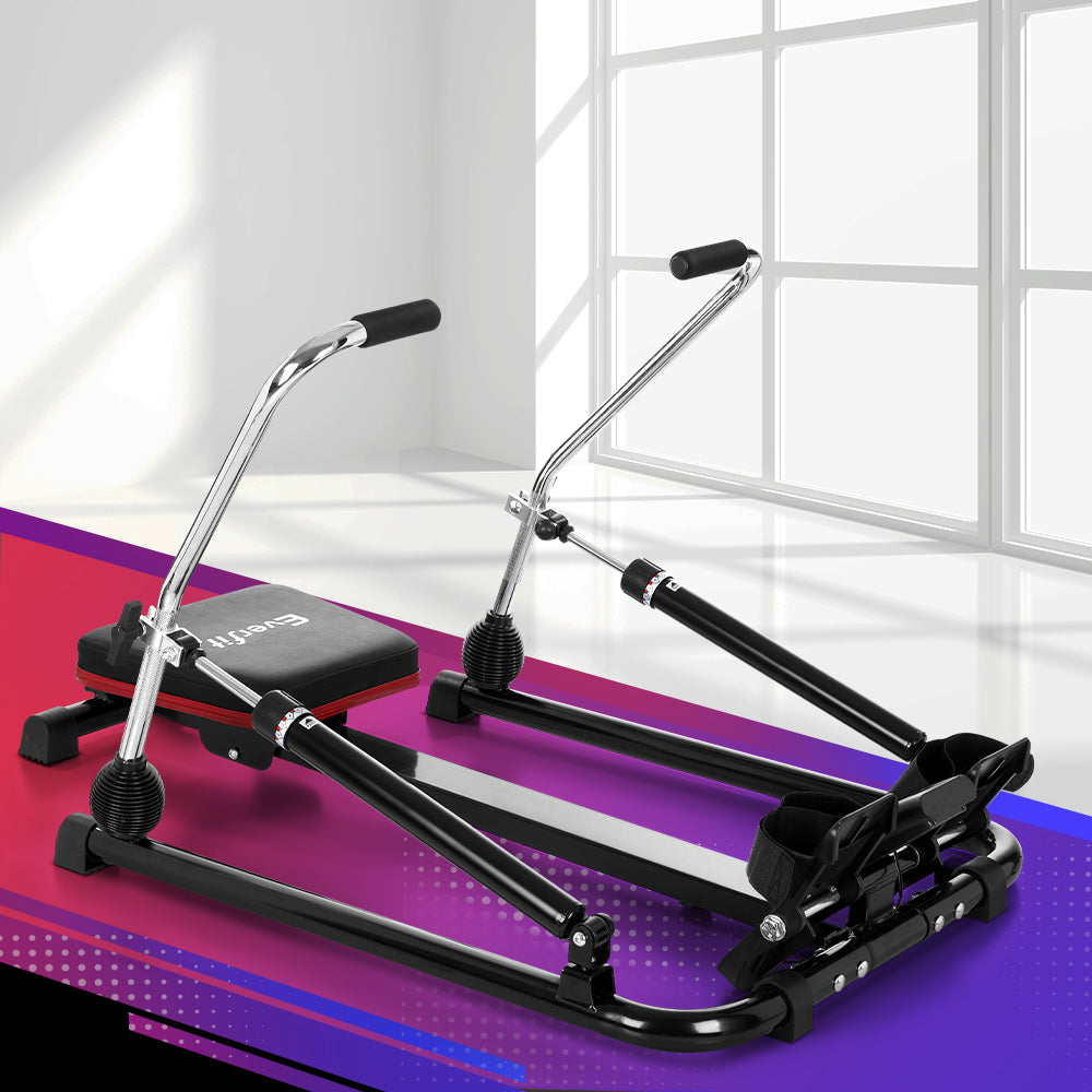 Everfit Rowing Machine | 12 Levels Hydraulic Rower | Fitness Gym | Home Cardio