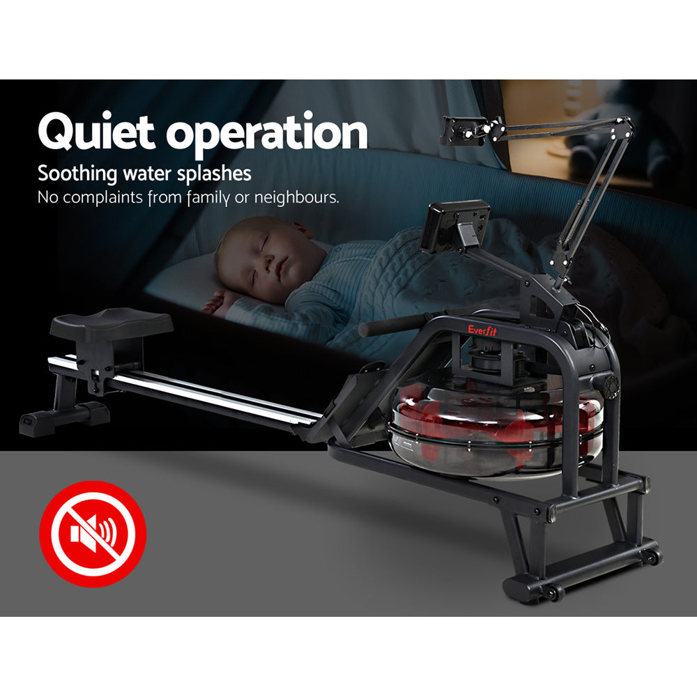 Everfit Rowing Exercise Machine | Rower | Water Resistance | Fitness Gym | Home Cardio