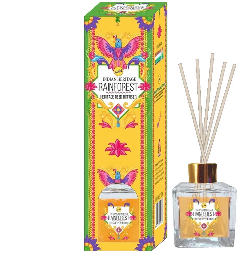 Rainforest Reed Diffuser 50mL | Sree Vani Indian Heritage Home Fragrance