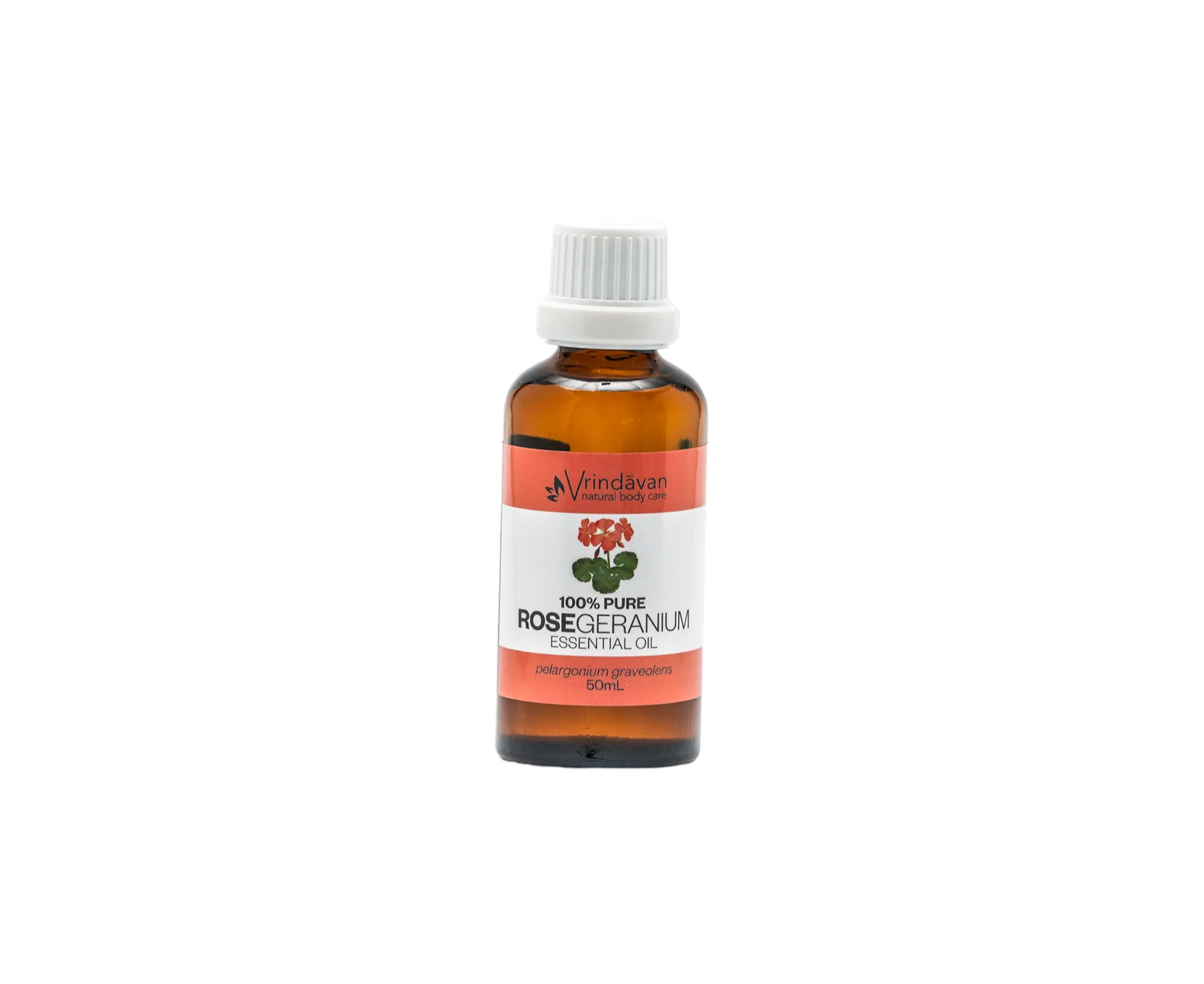 Rose Geranium 50ml Essential Oil | 100% Pure | Vrindavan