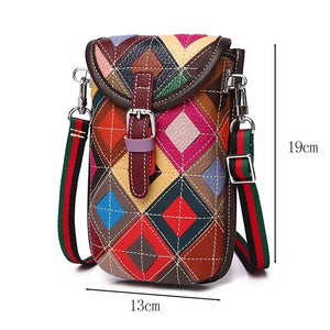 Cute Mini Cross Should Leather Patchwork Messenger Bag