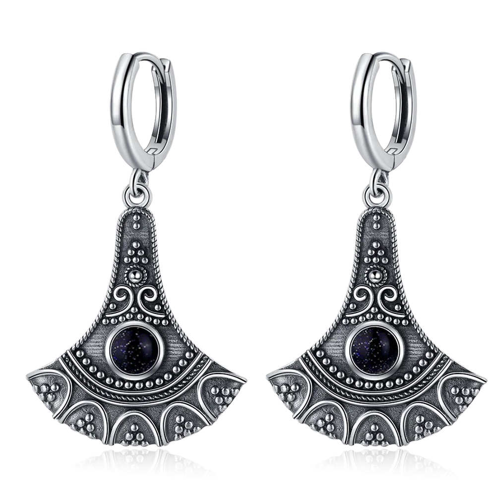 Natural Stone Bohemian Drop Earrings | Kyanite & Moonstone | Assorted Designs