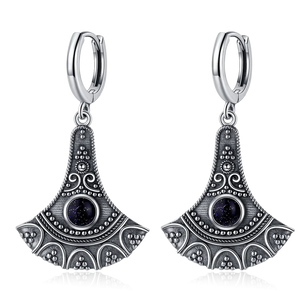 Natural Stone Bohemian Drop Earrings | Kyanite & Moonstone | Assorted Designs