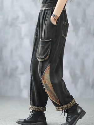 Hippie Styled Women's Casual Loose Fit Harem Trousers | Various Colours | Free Size