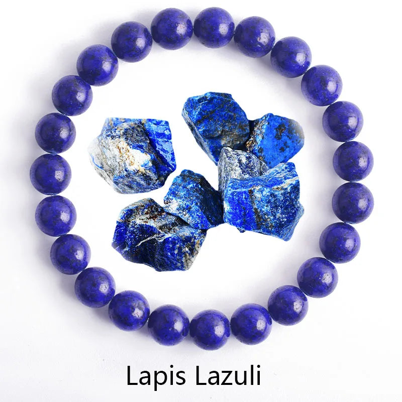 Genuine Natural Stone Bracelet Man Natural Flower Green Gemstone Beads Jewelry for Women Bohemia Style Elastic Bangle Wholesale