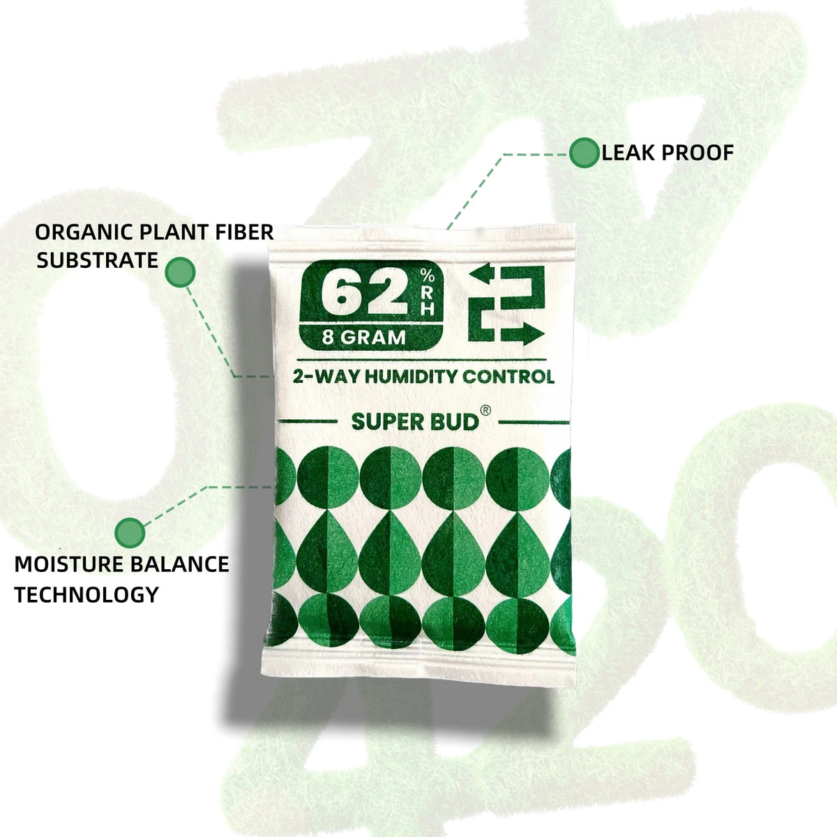 62% Humidity Control Packs | SuperBud | 4g + 8g Sizes