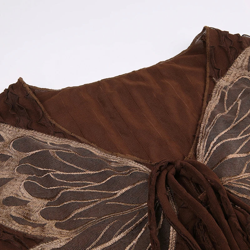 Fairy & Bohemian Styled Butterfly Festival Top | Sizes S-L