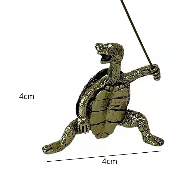 Funny Fighting Turtle Incense Stick Burner | 2 Colours