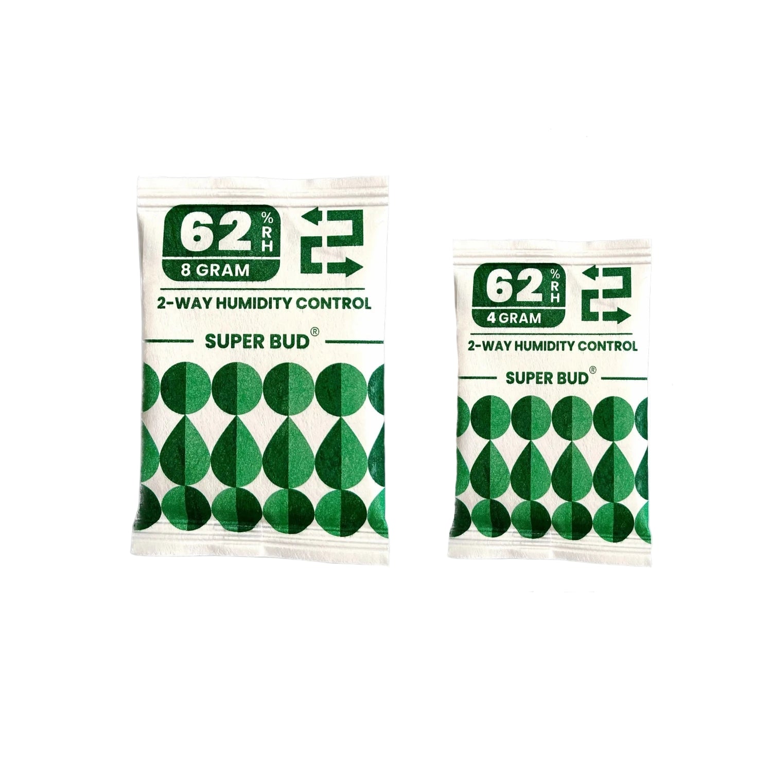 10 Pack | 2-Way Humidity Control Packs | 4g or 8g | 62% RH Moisture Balancers | Keeps Herbs, Spices & Flower Buds Fresh