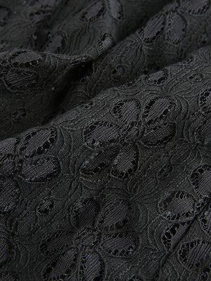 Hollow Out Lace Beach Summer Dress | White + Black Options | Sizes S-L