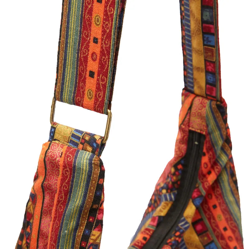 Vintage Bohemian Styled Crossbody Bag