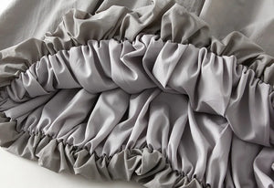 Solid Coloured High Waisted Skirt | Double Layered | Various Colours