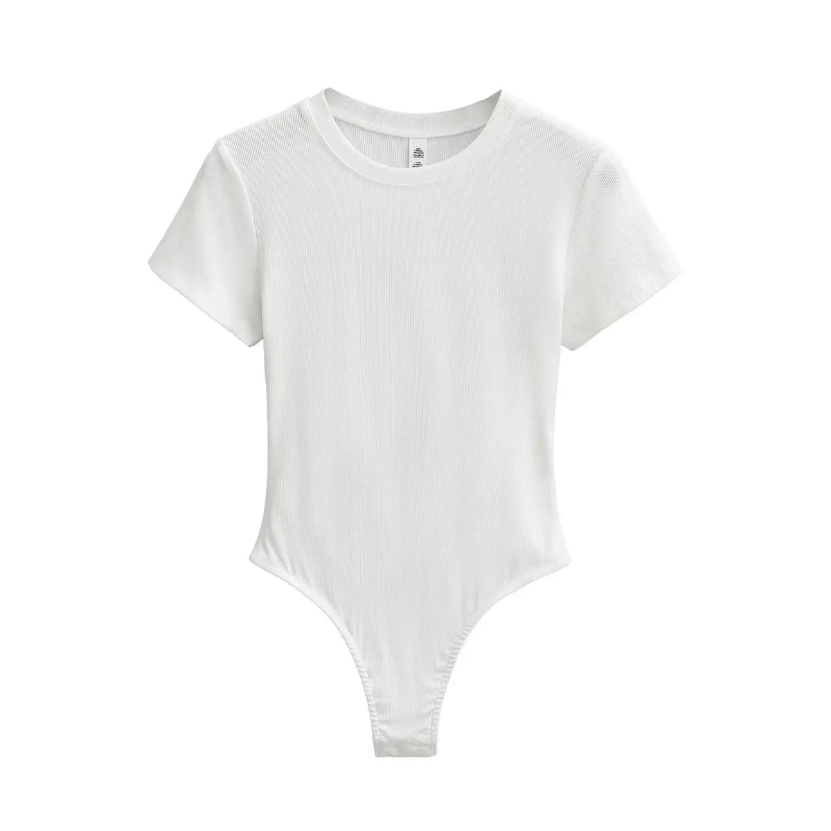 Bohemian Hippie Women's Summer Short Sleeve Knit Bodysuit | Stretchable Slim Fit | Casual Basic O - Neck Jumpsuit | S - L | 10+ Colourstop