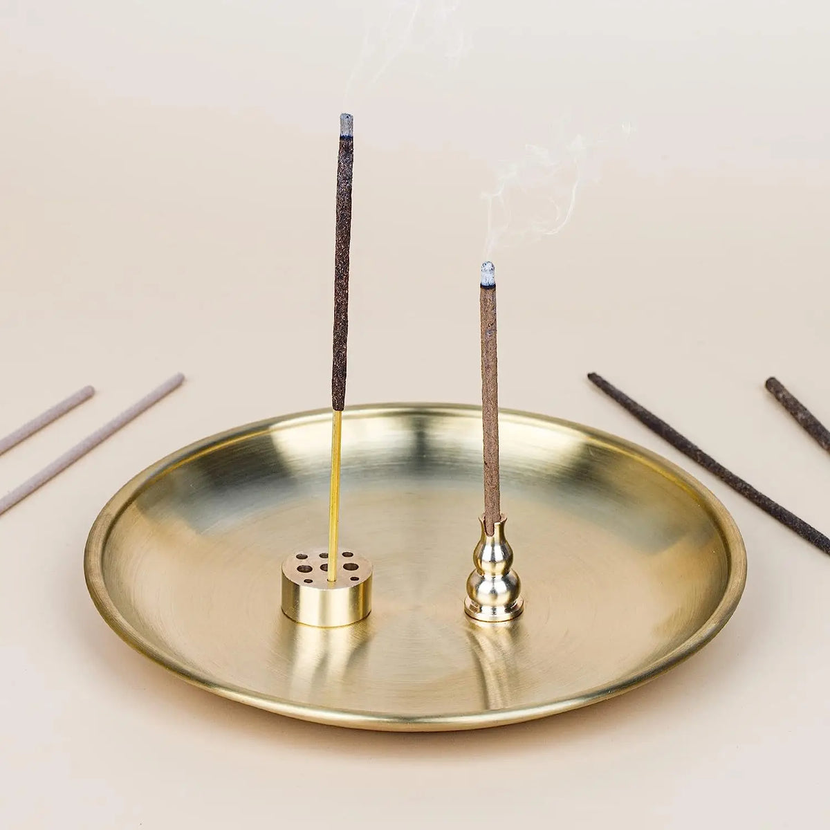 Brass Incense + Smudge + Palo Santo Burner | 5 in 1 Design