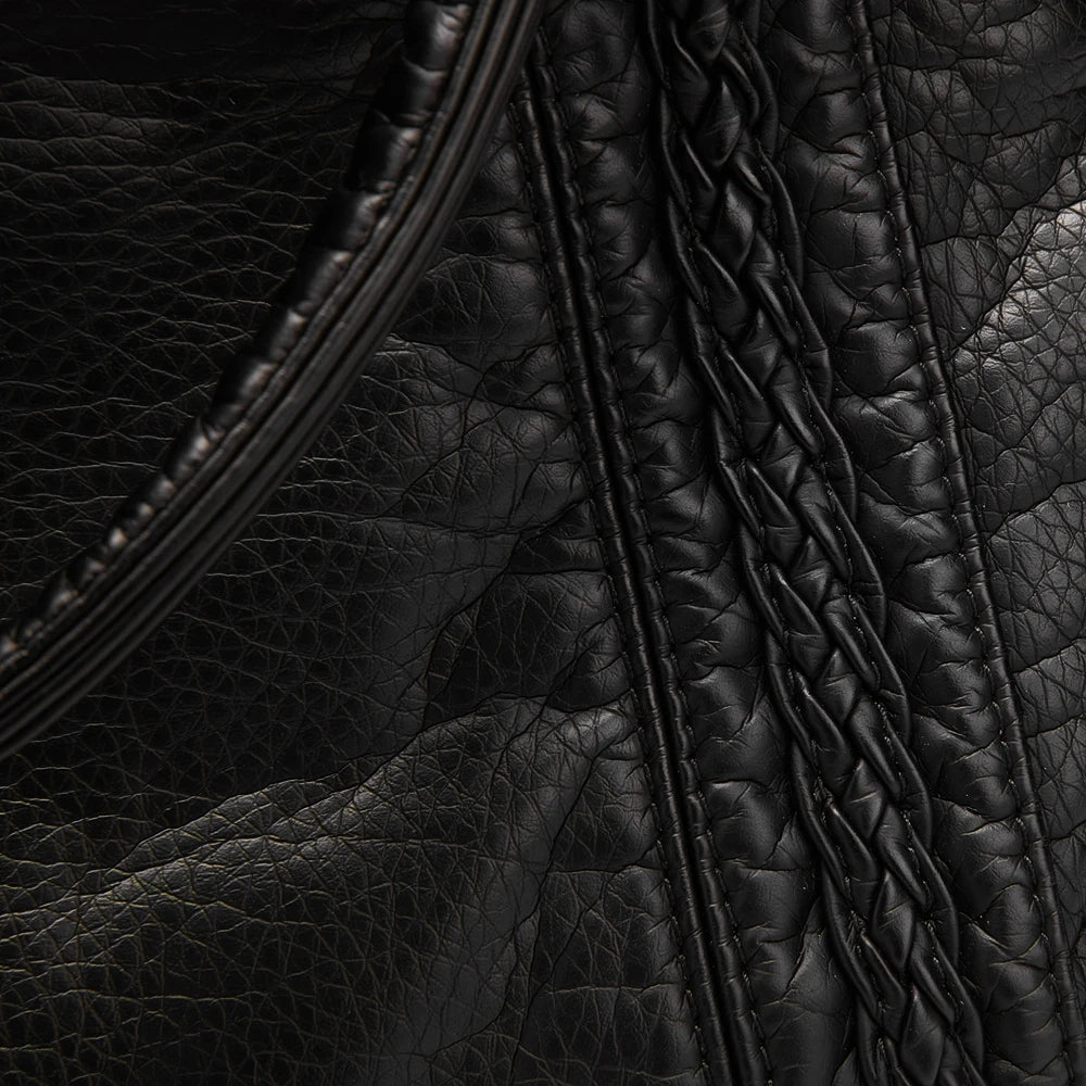 Leather Bag With Large Capacity | Available In Black, Blue, Purple, Green & Wine