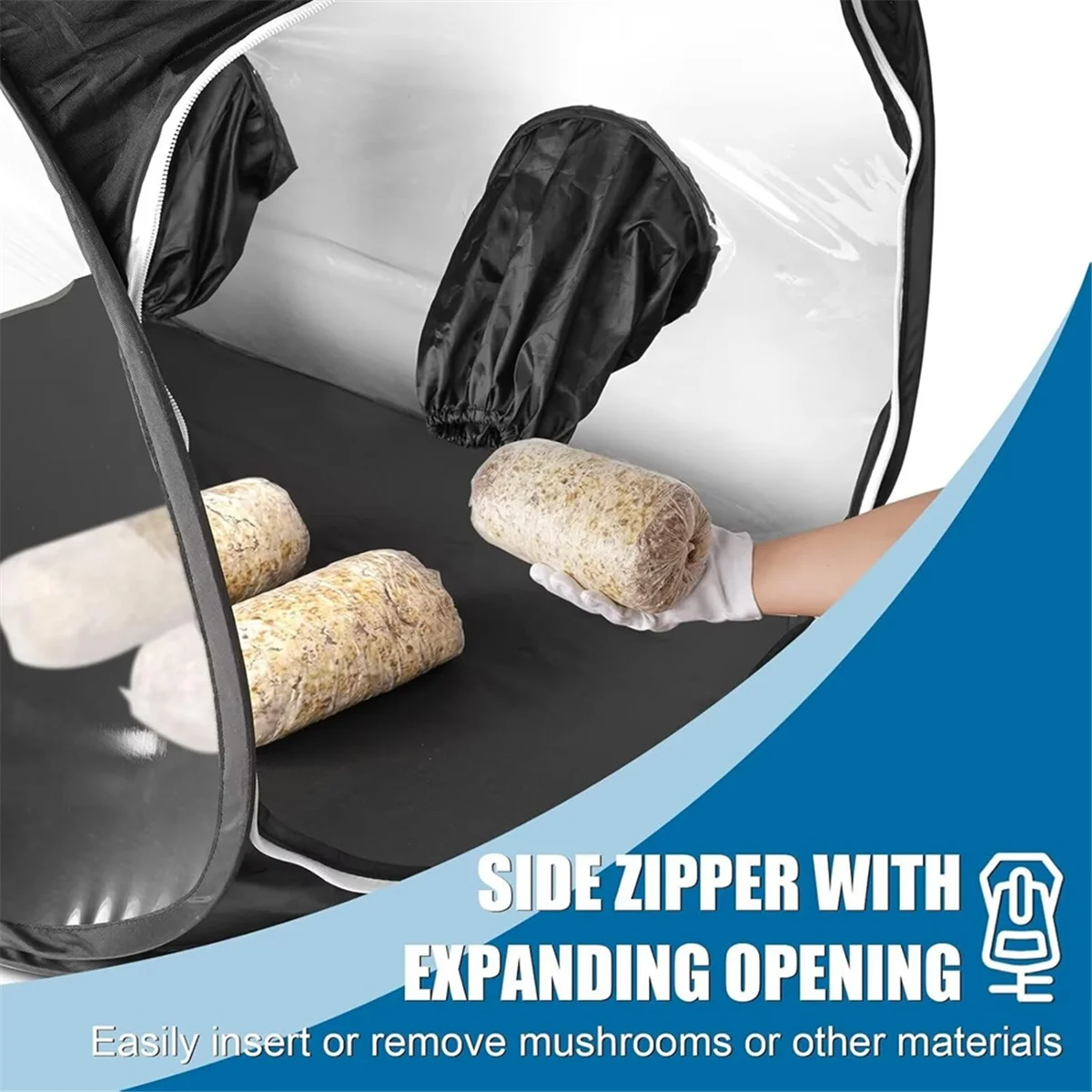 Large Still Air Box Mushroom Grow Tent | 38×20×25 Inch Workstation Flow Hood | For Mycology, Agar & Mushroom Grow Bags