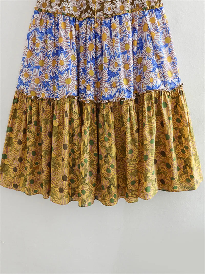 Elegant 2 Peice Women's Bohemian Summer Dress & Top | Sizes XS-XL