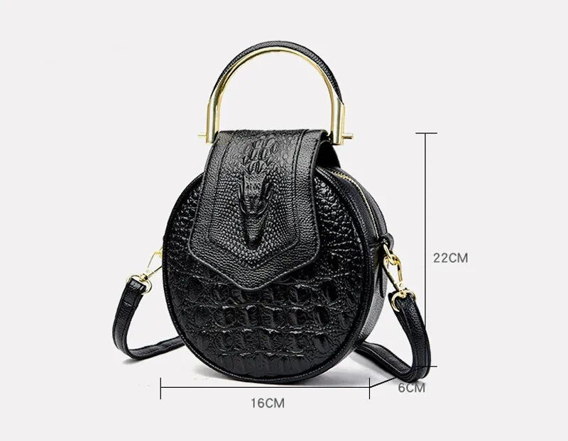 Small Genuine Alligator Crossbody Bag | Various Colours