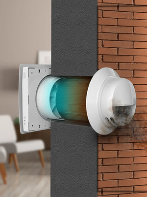 Single Room Heat Recovery Ventilation Unit | ecentralised Air Recuperator with App Control